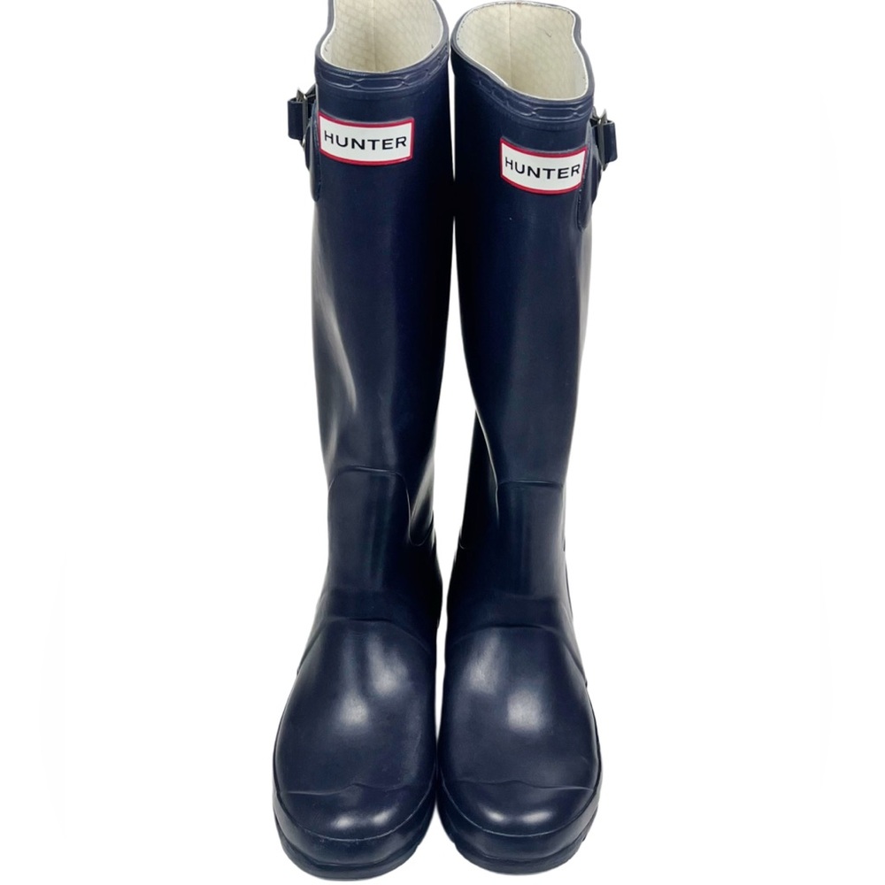 Hunter Dark Blue Waterproof RainBoots